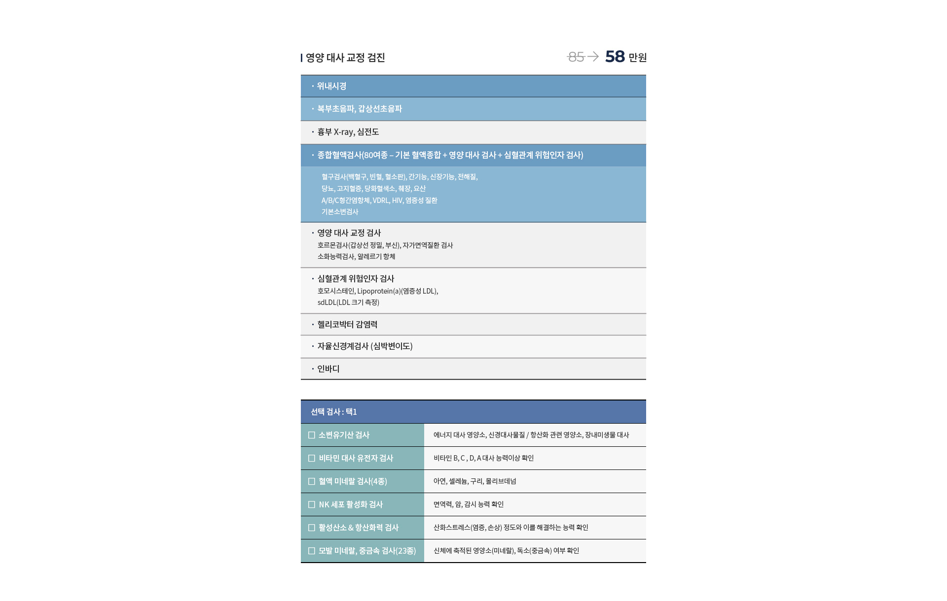 증상 특화 기능 검진 03 